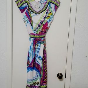 Eci Vibrant Size 14 Dress